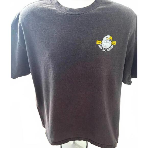 DARK SEAS DIVISION‎ MENS T SHIRT XLARGE BLACK PACIFIC ATLANTIC - Picture 1 of 2